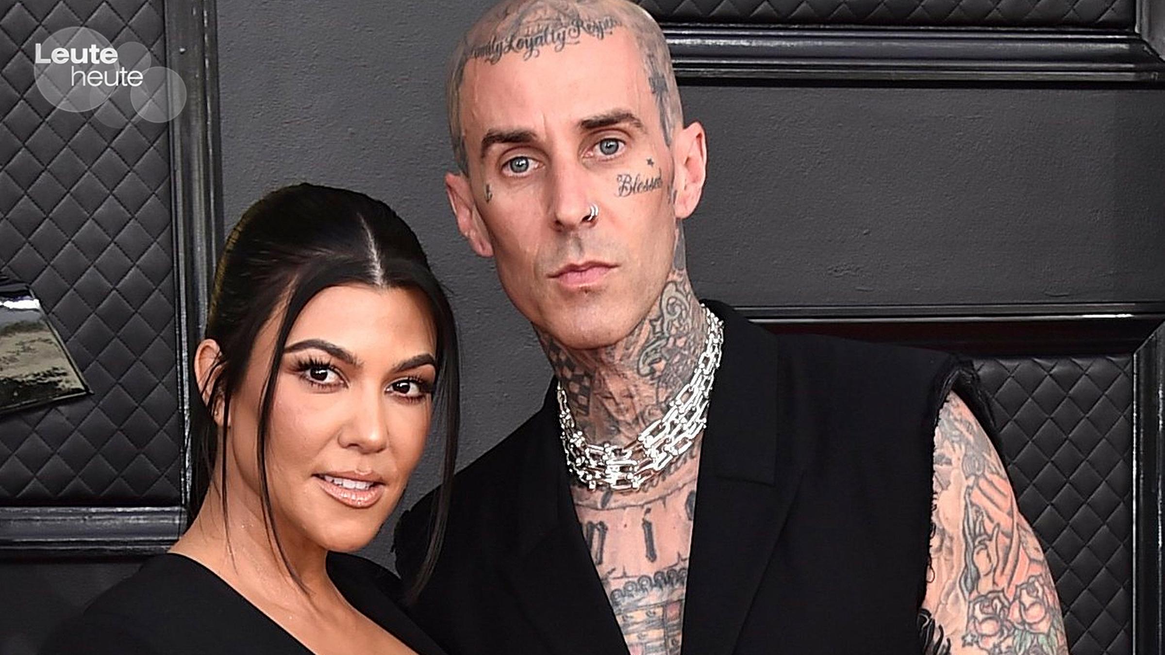 Kourtney Kardashian und ihr Mann Travis Barker