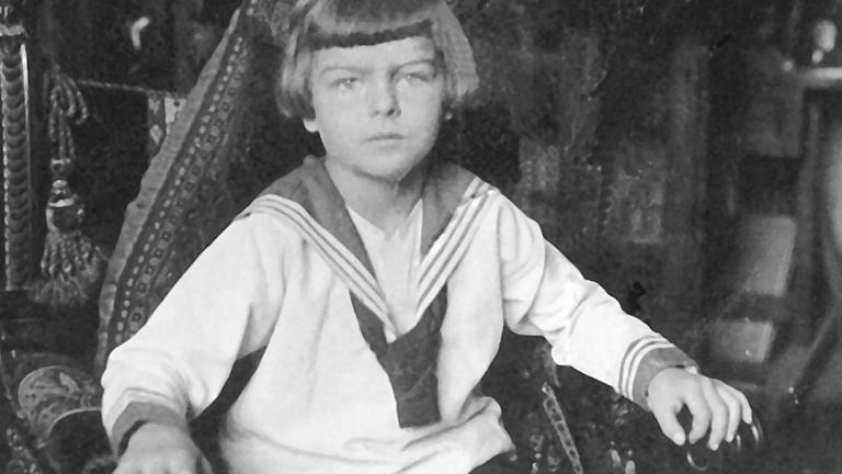 Karl-Günther von Hase im Alter von ca. 6 - 7 Jahren (undatierte Aufnahme)