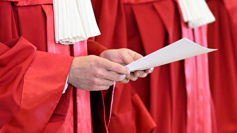 Der Erste Senat des Bundesverfassungsgerichts, aufgenommen am 22.11.2023