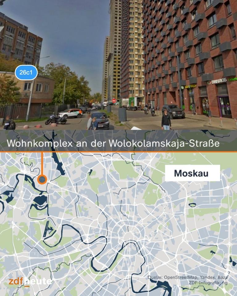 Karte: Wohnkomplex in Moskau