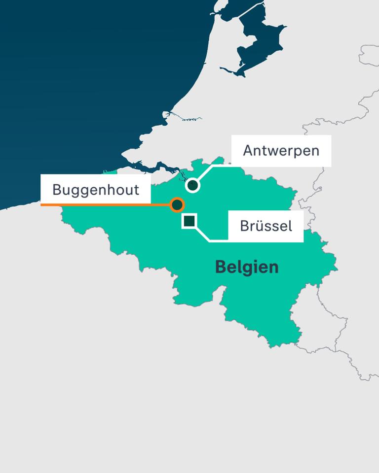 Karte, Belgien, Buggenhout, Antwerpen, Zug kollidiert mit einem Schulbus
