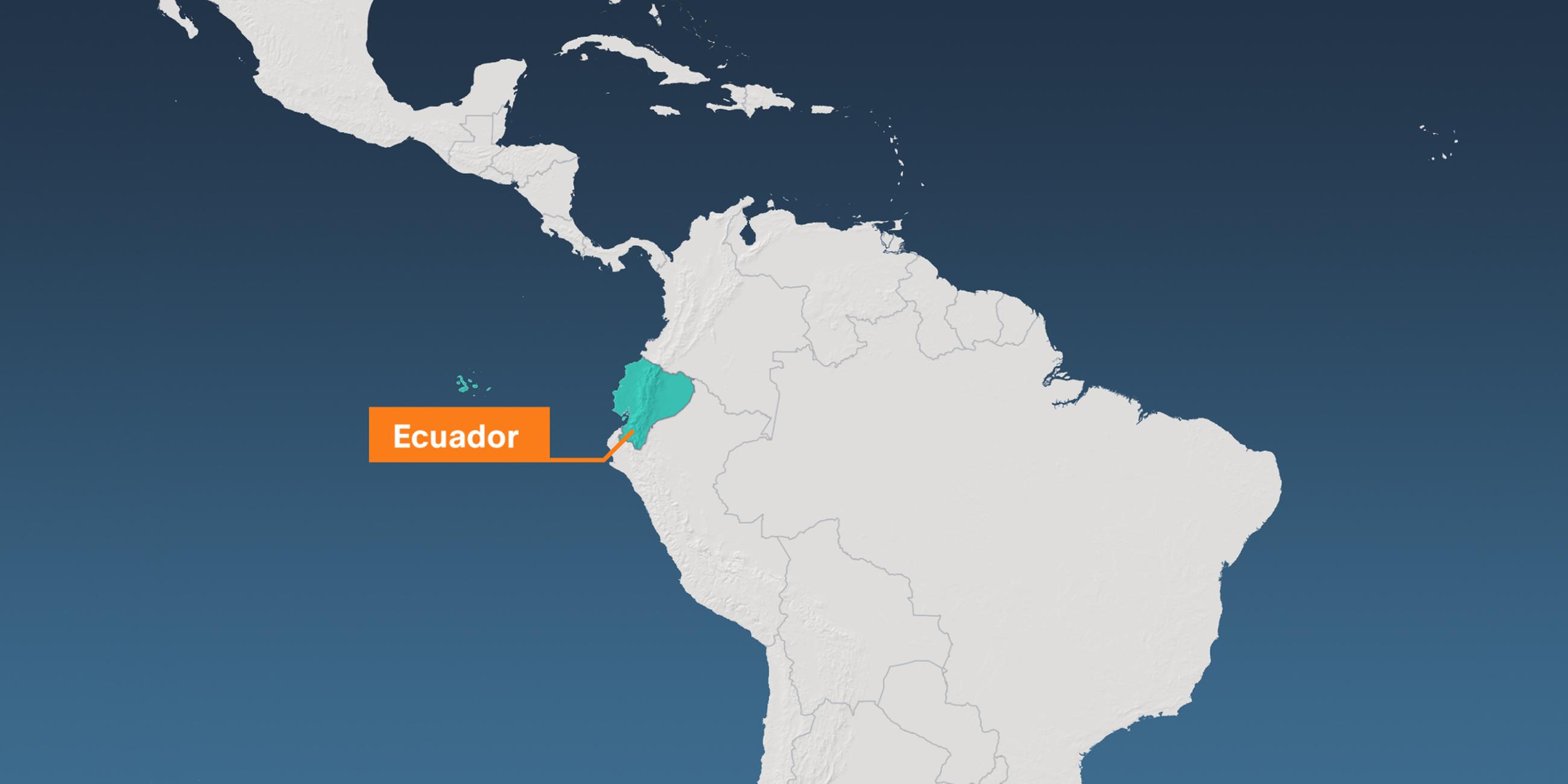 Karte: Ecuador