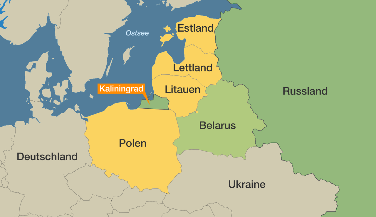 Karte: Kaliningrad