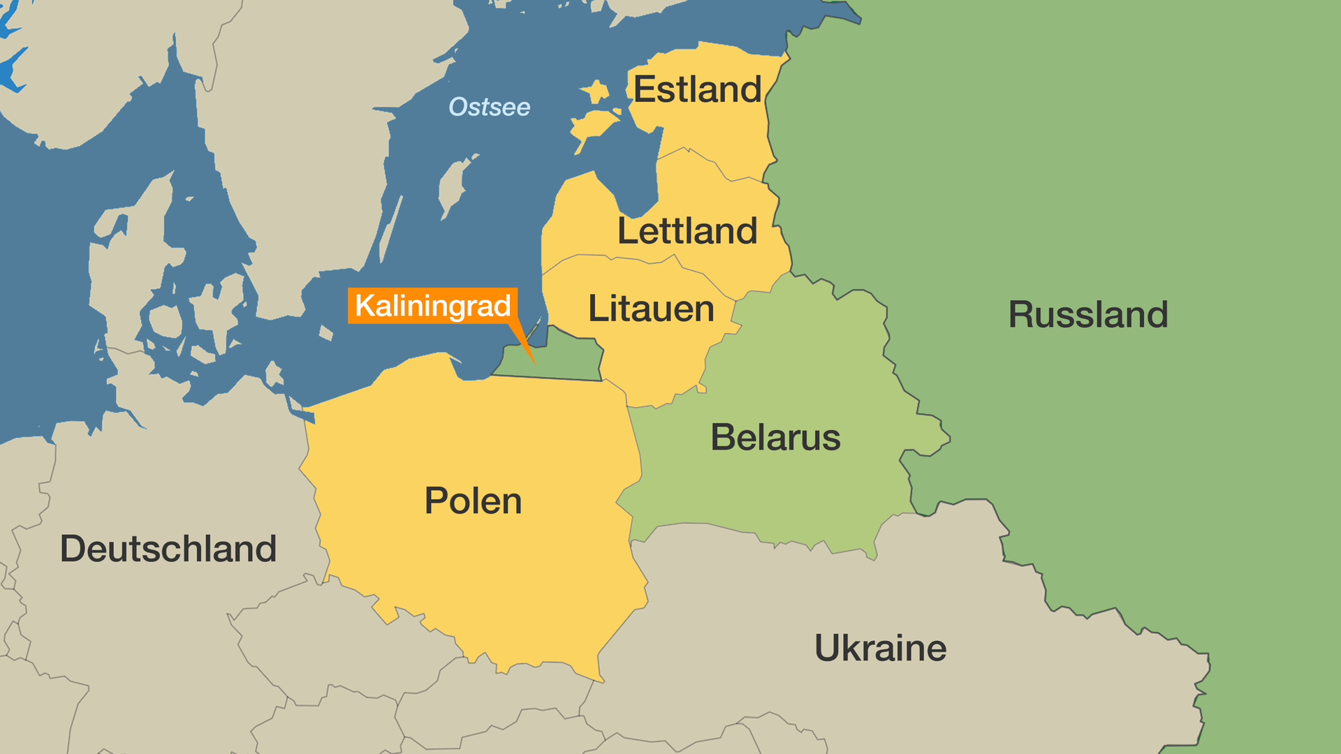 Karte: Kaliningrad