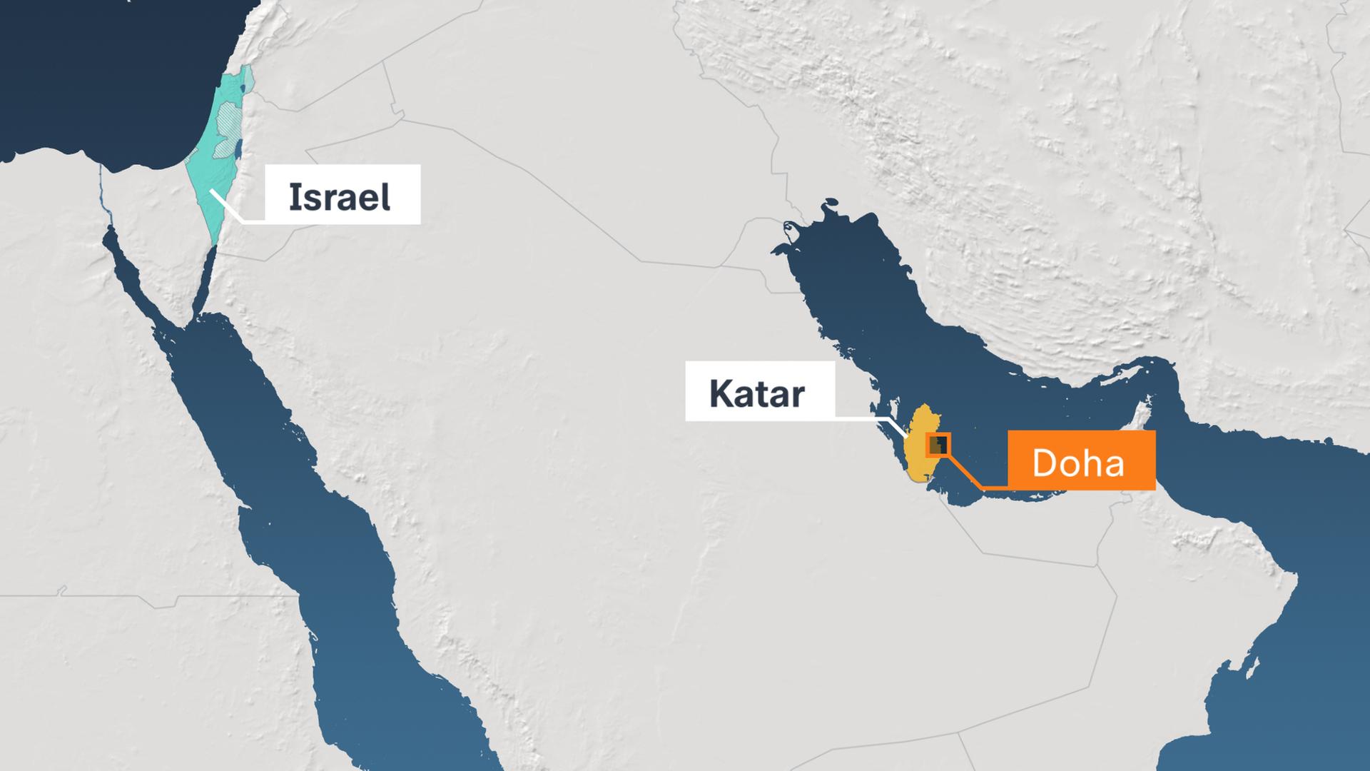Karte, Katar, Doha