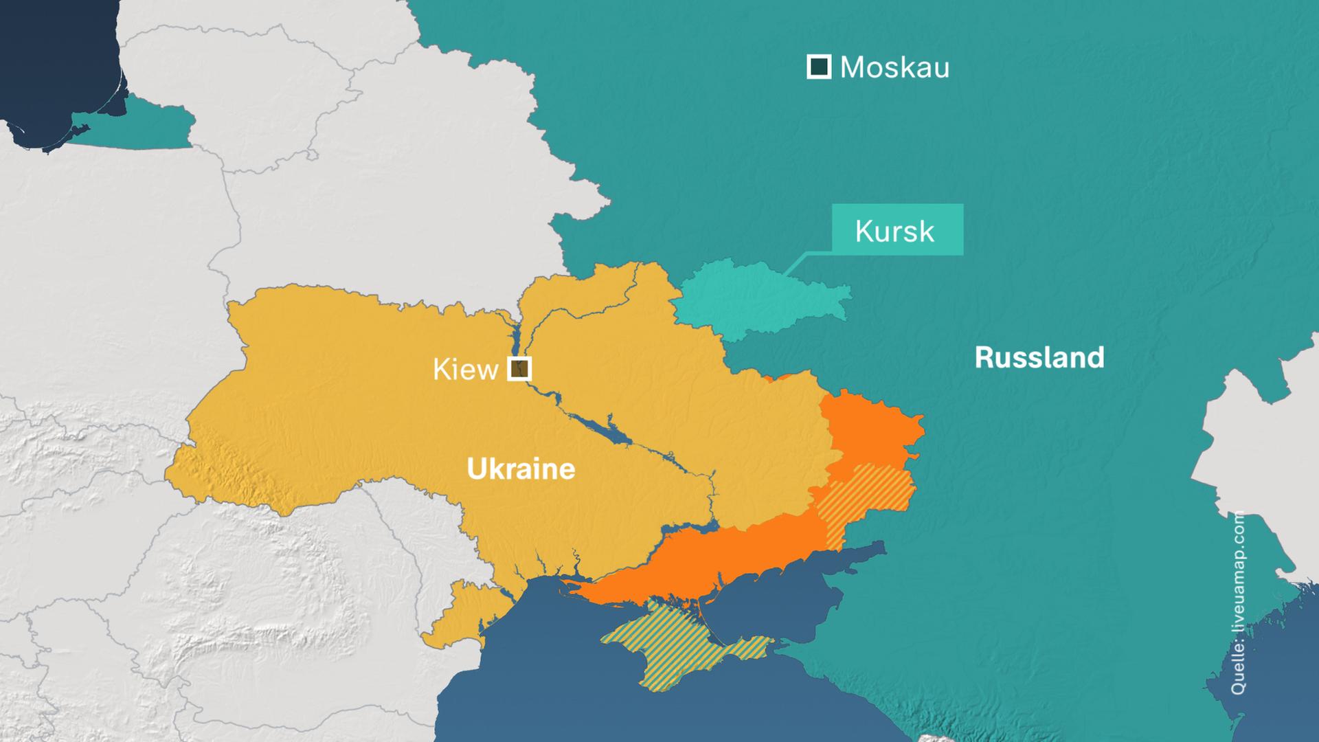 Karte Kursk