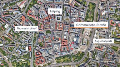 Karte, Leipzig, Innenstadt