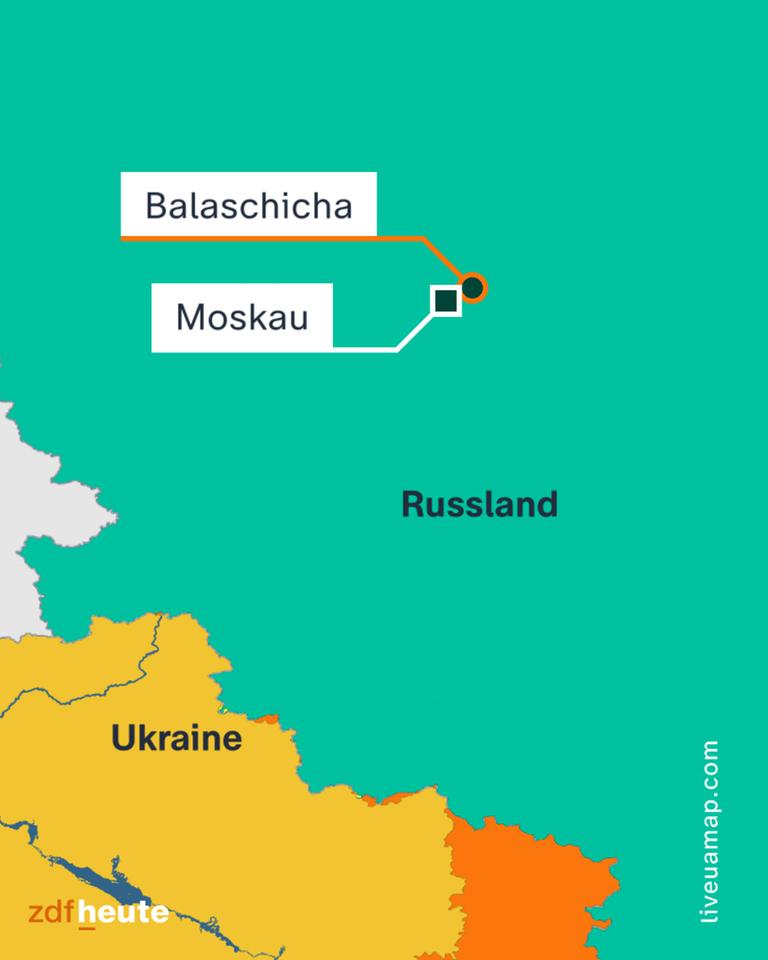 Karte: Moskau, Balaschicha