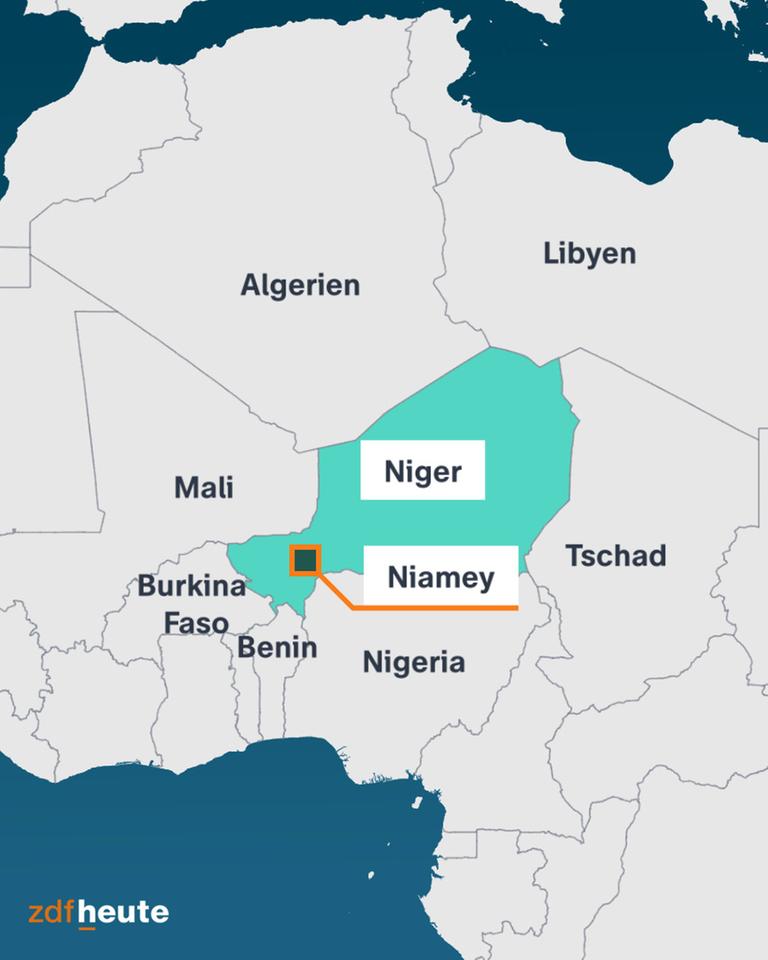 Karte Niger Niamey