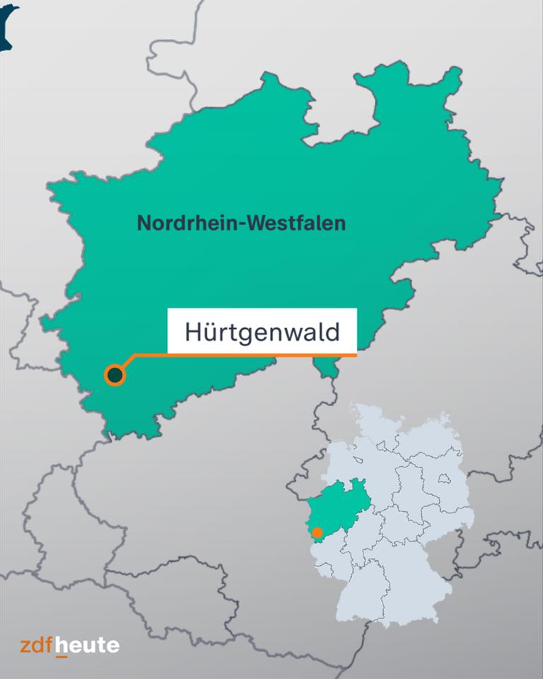 Karte: Hürtgenwald, NRW