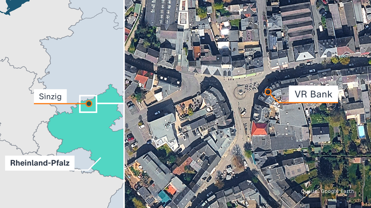 Karte, Rheinland-Pfalz, Sinzig