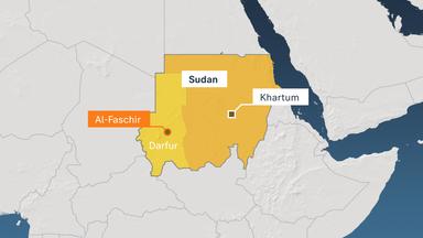 Karte, Sudan, Al Faschir