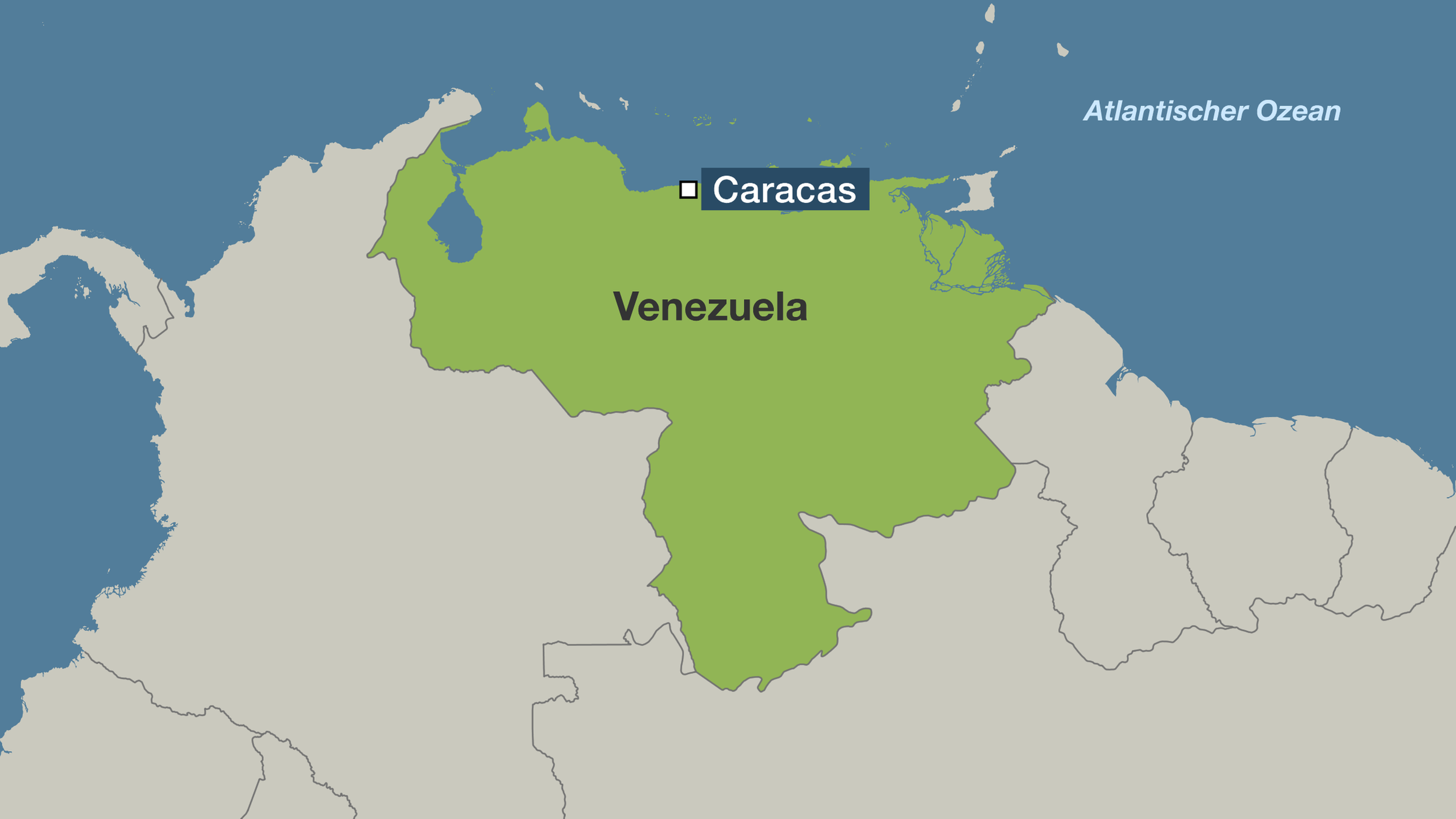 Karte Venezuela