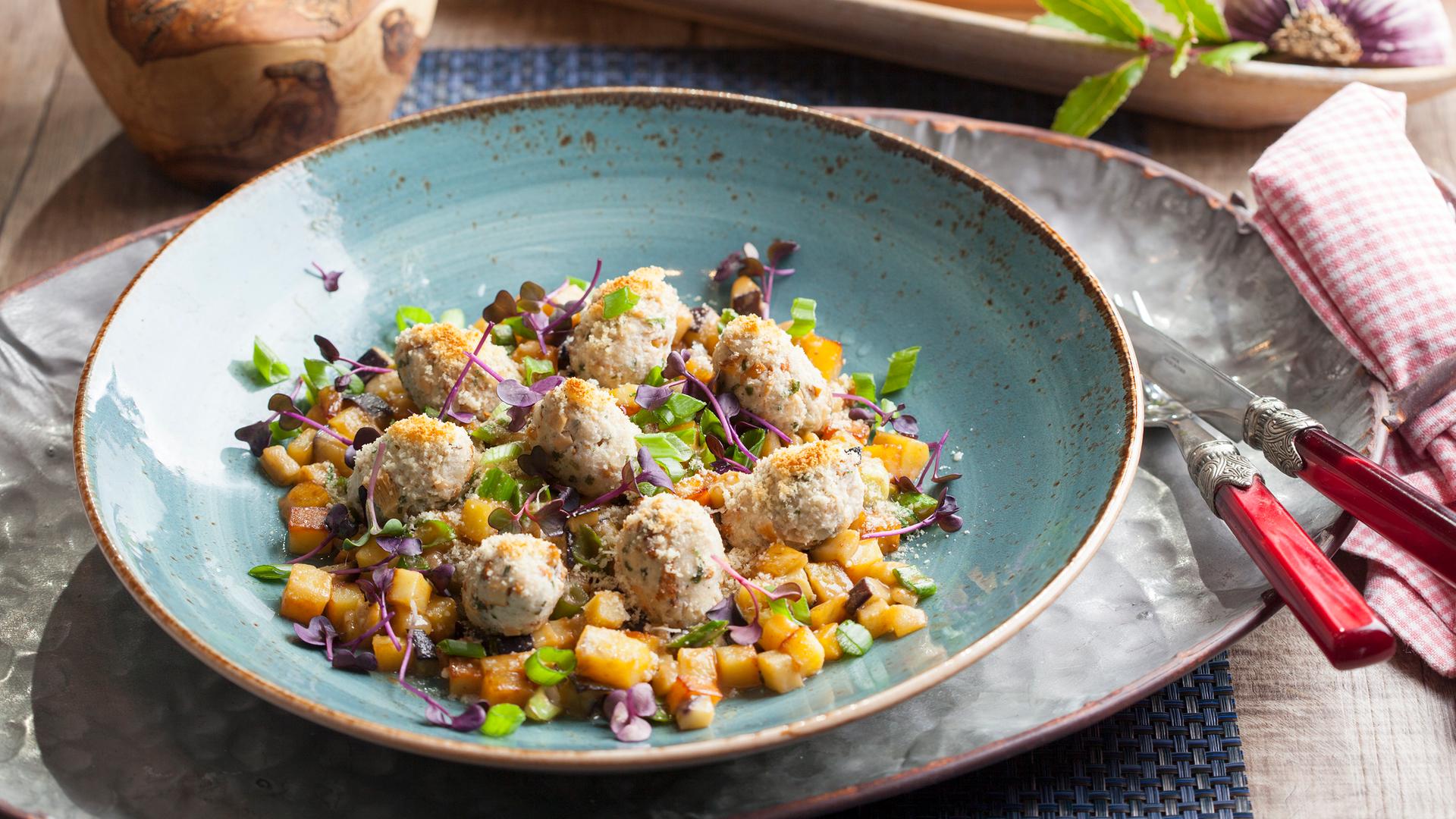 Auberginen-Kartoffelragout 