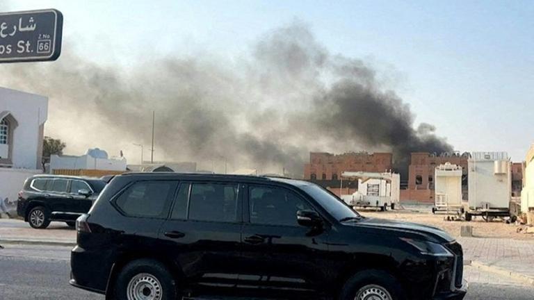 Katar: Aufsteigender Rauch nach Explosionen in Doha