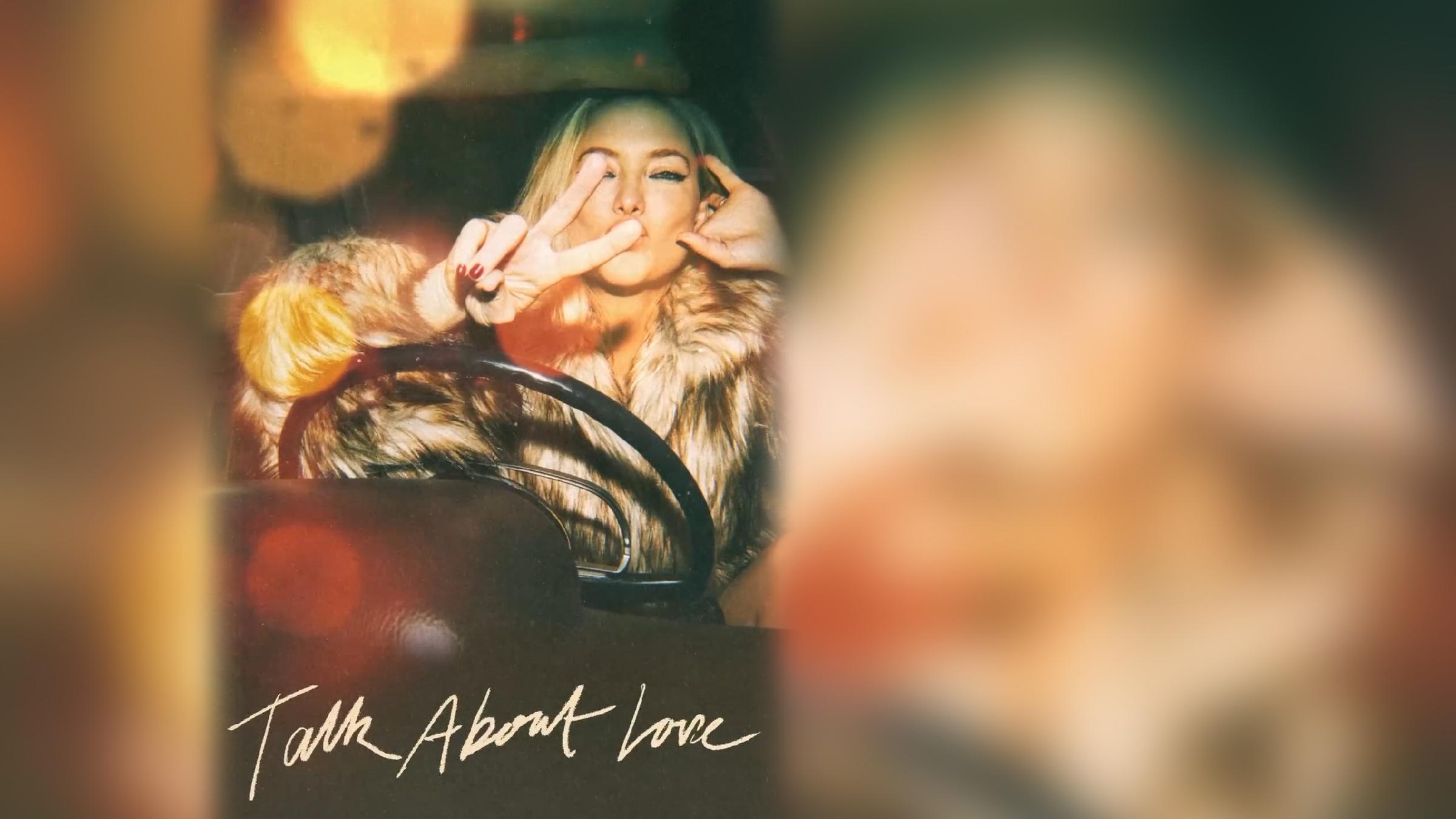 Cover der Single "Talk about Love" von Kate Hudson