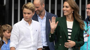 Prinzessin Kate und Prinz William besuchen die Commonwealth Games in Glasgow. Prinz George ist auch dabei 