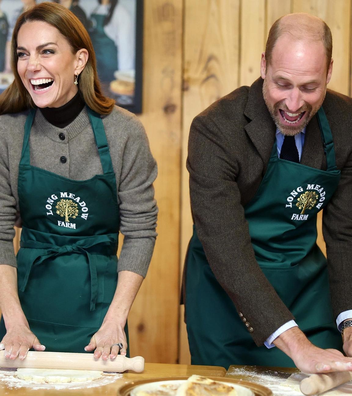 William und Kate beim Kuchenbacken auf der Mallon-Farm in Nordirland