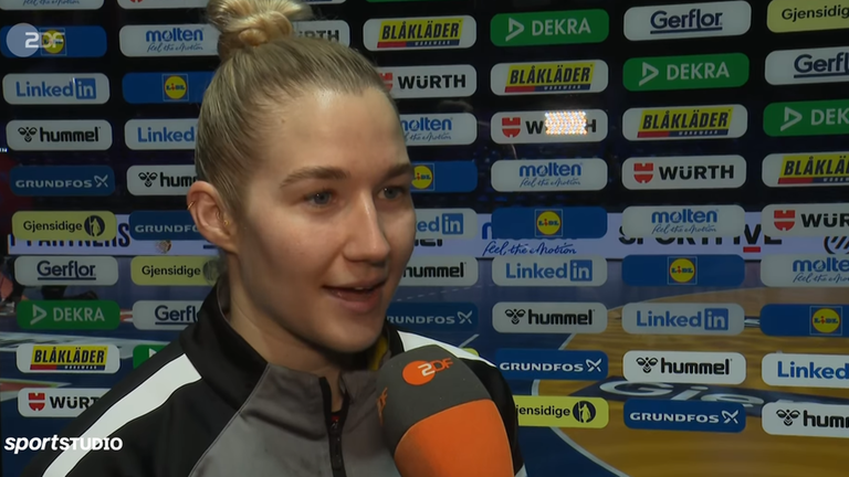 Katharina Filter, Torfrau des DHB-Teams im Interview
