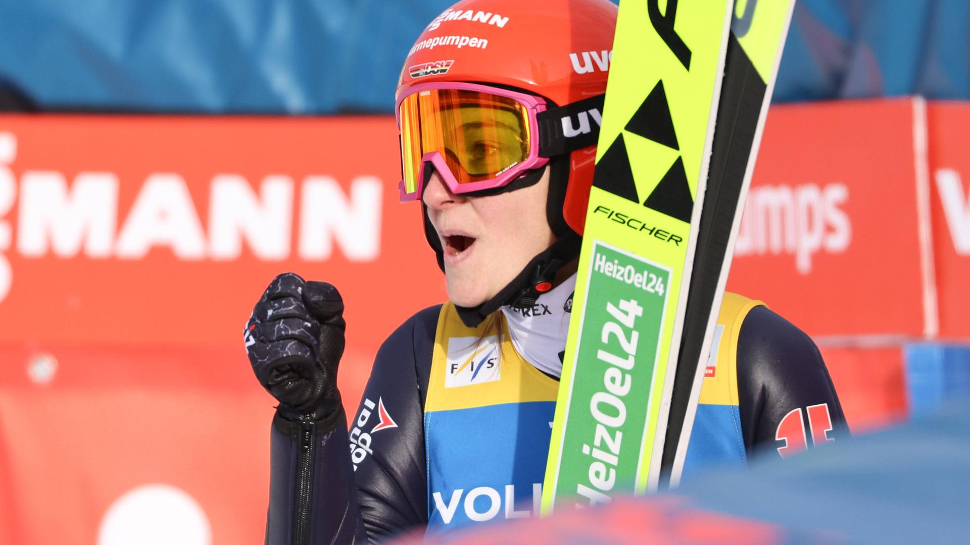 Katharina Schmid in Aktion am 05.01.25.