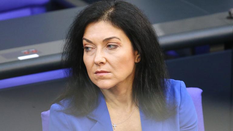 Berlin, 18. September 2025: Wirtschafts- und Energieministerin Katherina Reiche (CDU) während der 25. Bundestagssitzung in der Haushaltswoche.