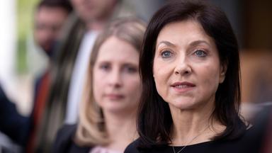 Pressestatement mit Katherina Reiche und Verena Hubertz im Paul Loebe Haus