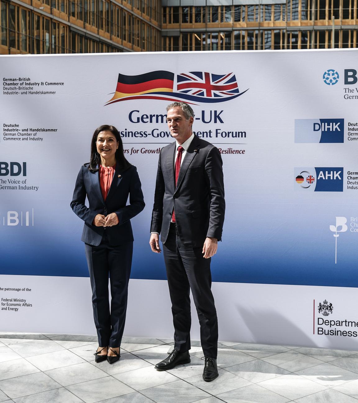 Katherina Reiche und Peter Kyle