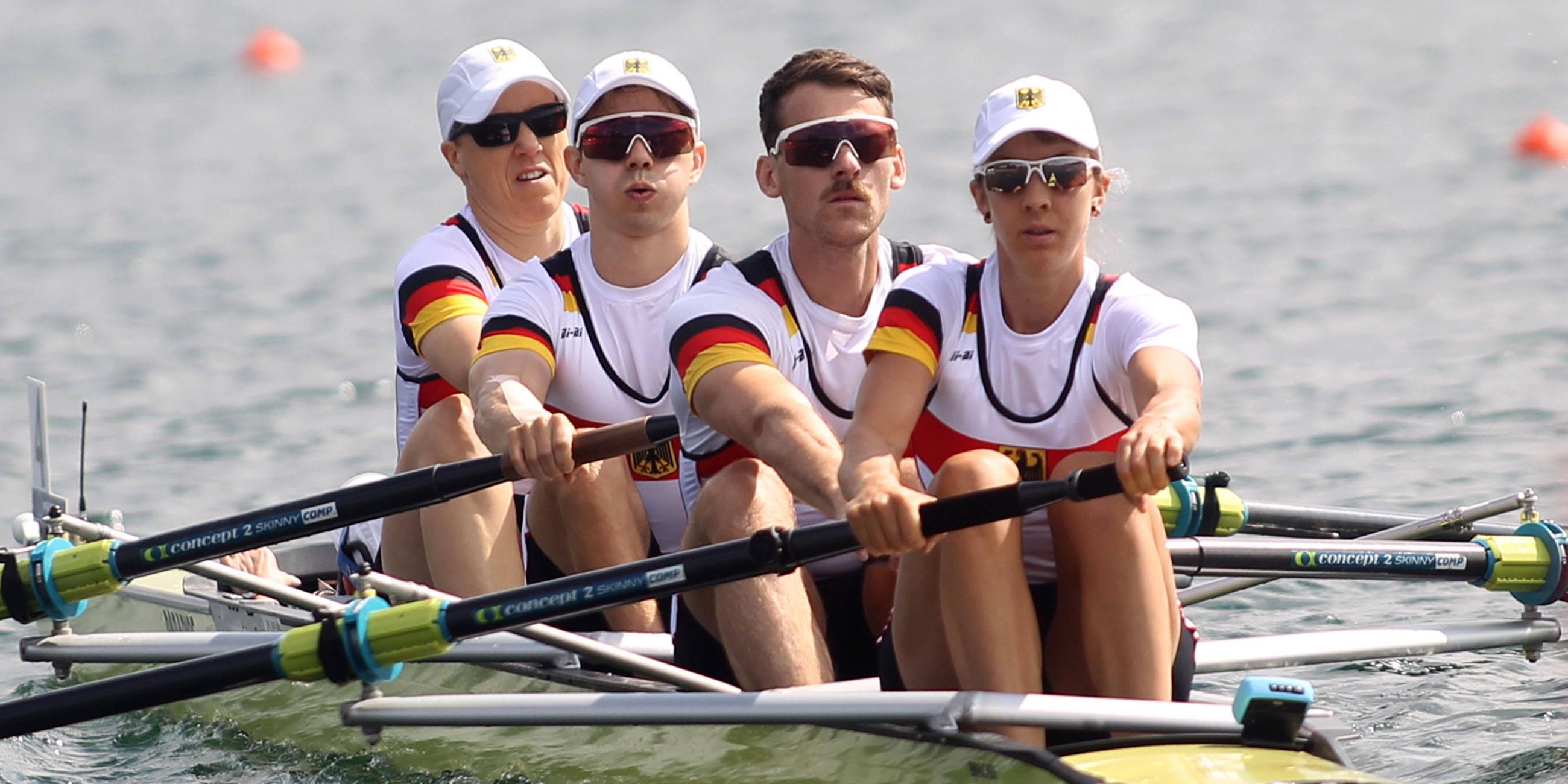 Susanne Lackner(L), Jan Helmich (2L), Marc Lembeck (3L), Kathrin Marchand (R)