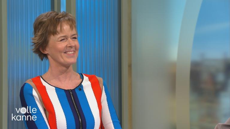 Diplom-Meteorologin Katja Horneffer bei Volle Kanne zum Frühlingsanfang.