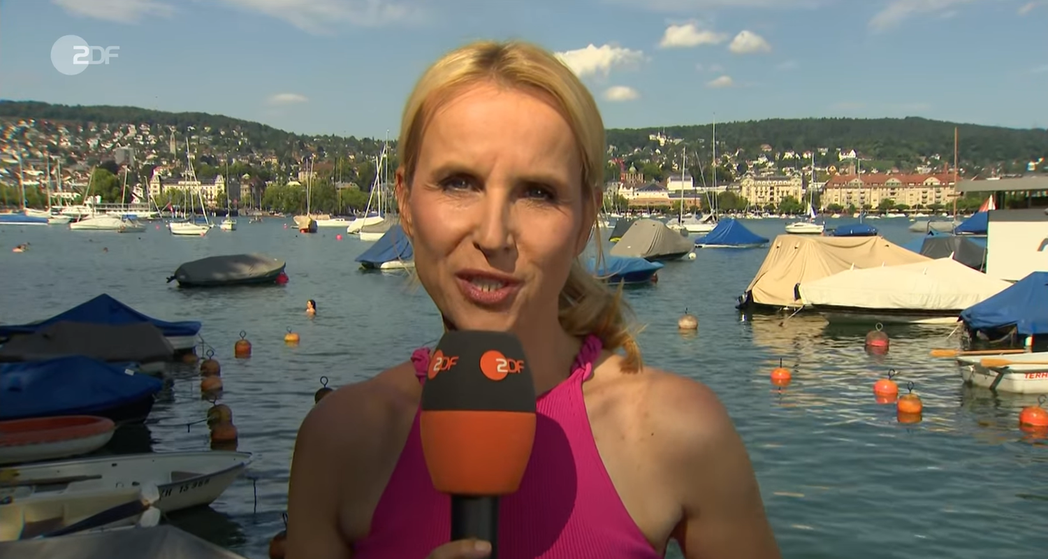 ZDF-Reporterin Katja Streso in Zürich
