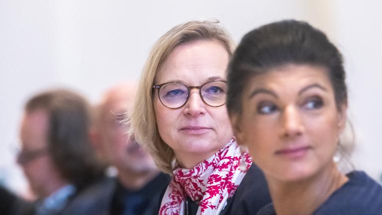 Katja Wolf (BSW) und Sahra Wagenknecht