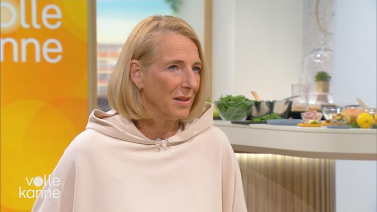 Katrin Eigendorf im Gespräch bei der ZDF-Sendung "Volle Kanne" 