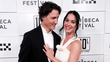 Katy Perry mit Trudeau auf dem roten Teppich
