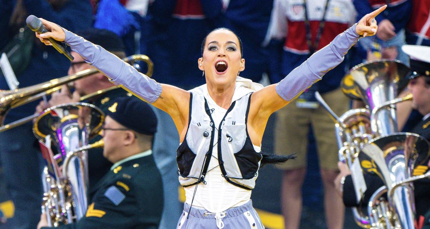 Sängerin Katy Perry bei einem Auftritt