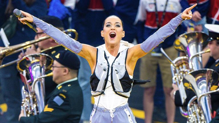 Sängerin Katy Perry bei einem Auftritt