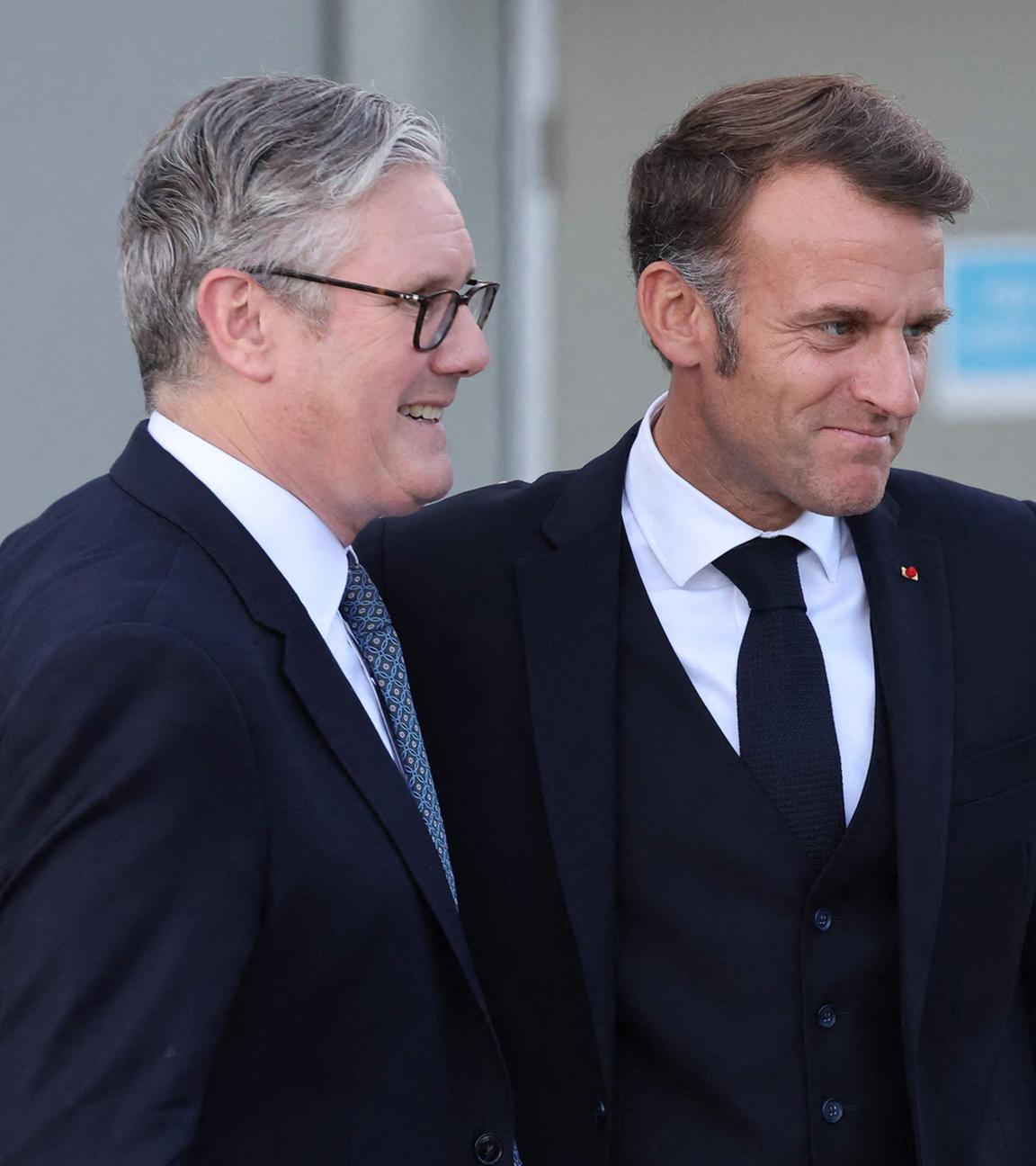 Keir Starmer und Emmanuel Macron
