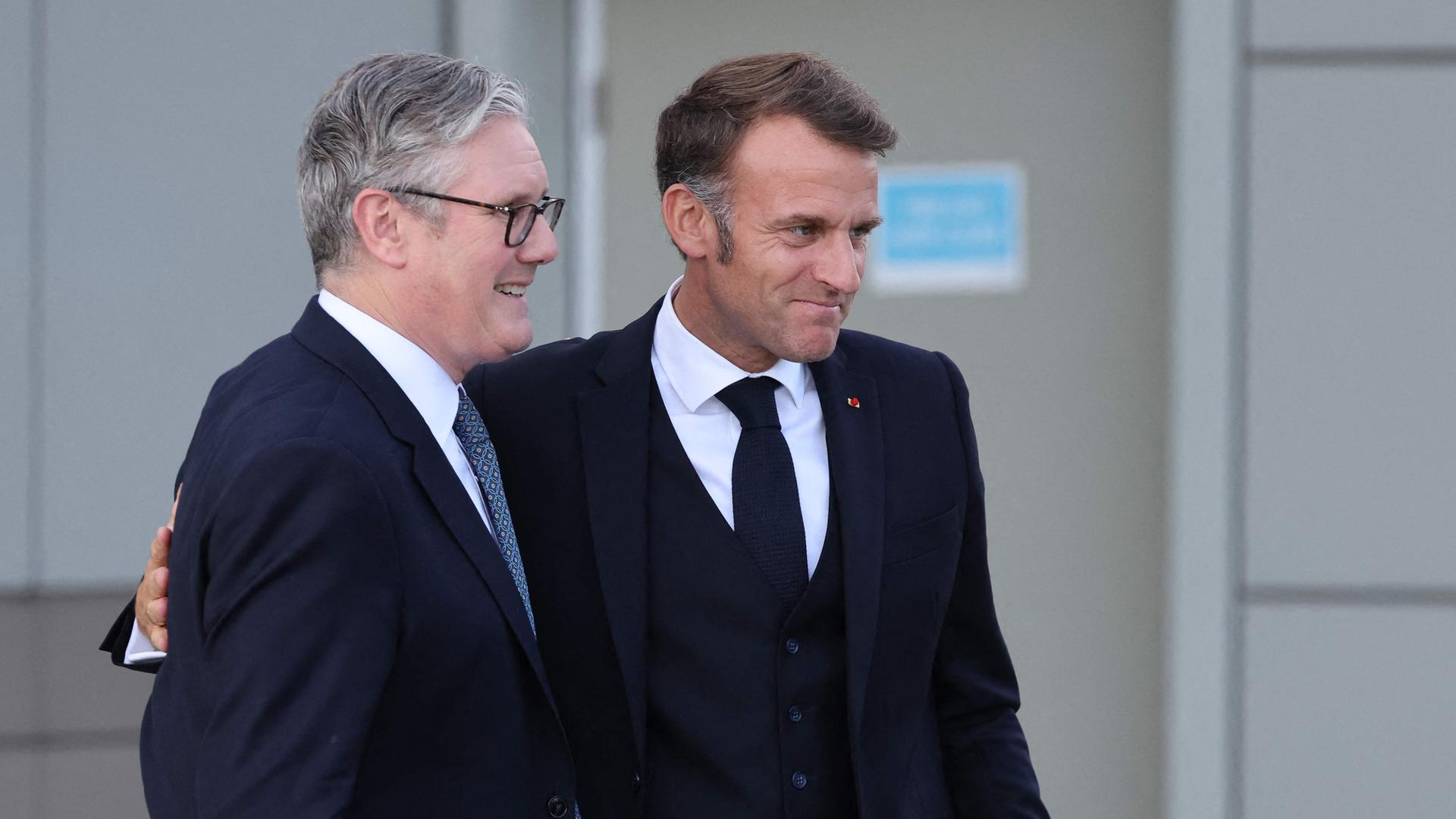 Keir Starmer und Emmanuel Macron