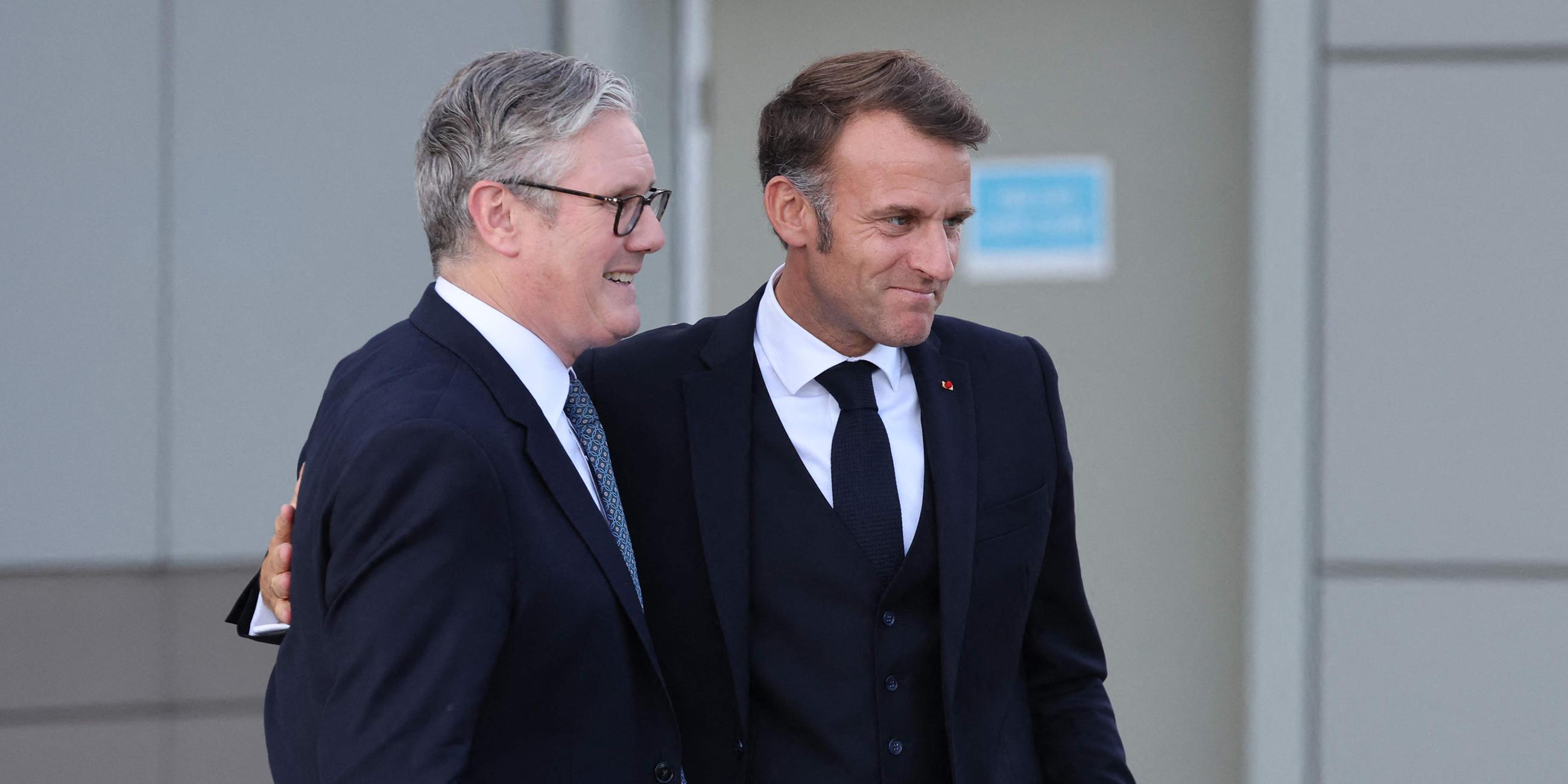 Keir Starmer und Emmanuel Macron