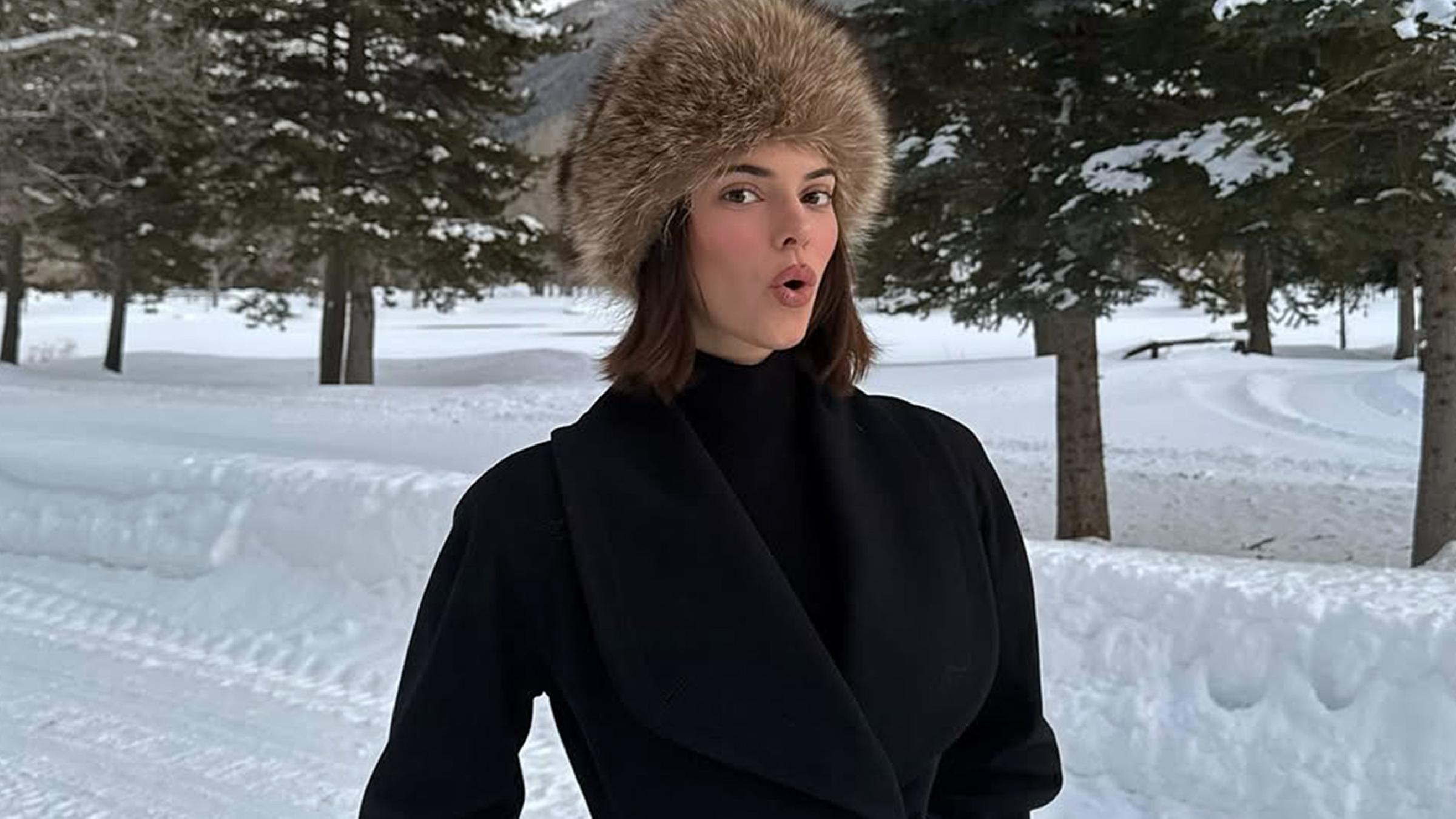 Kendall Jenner im Schnee