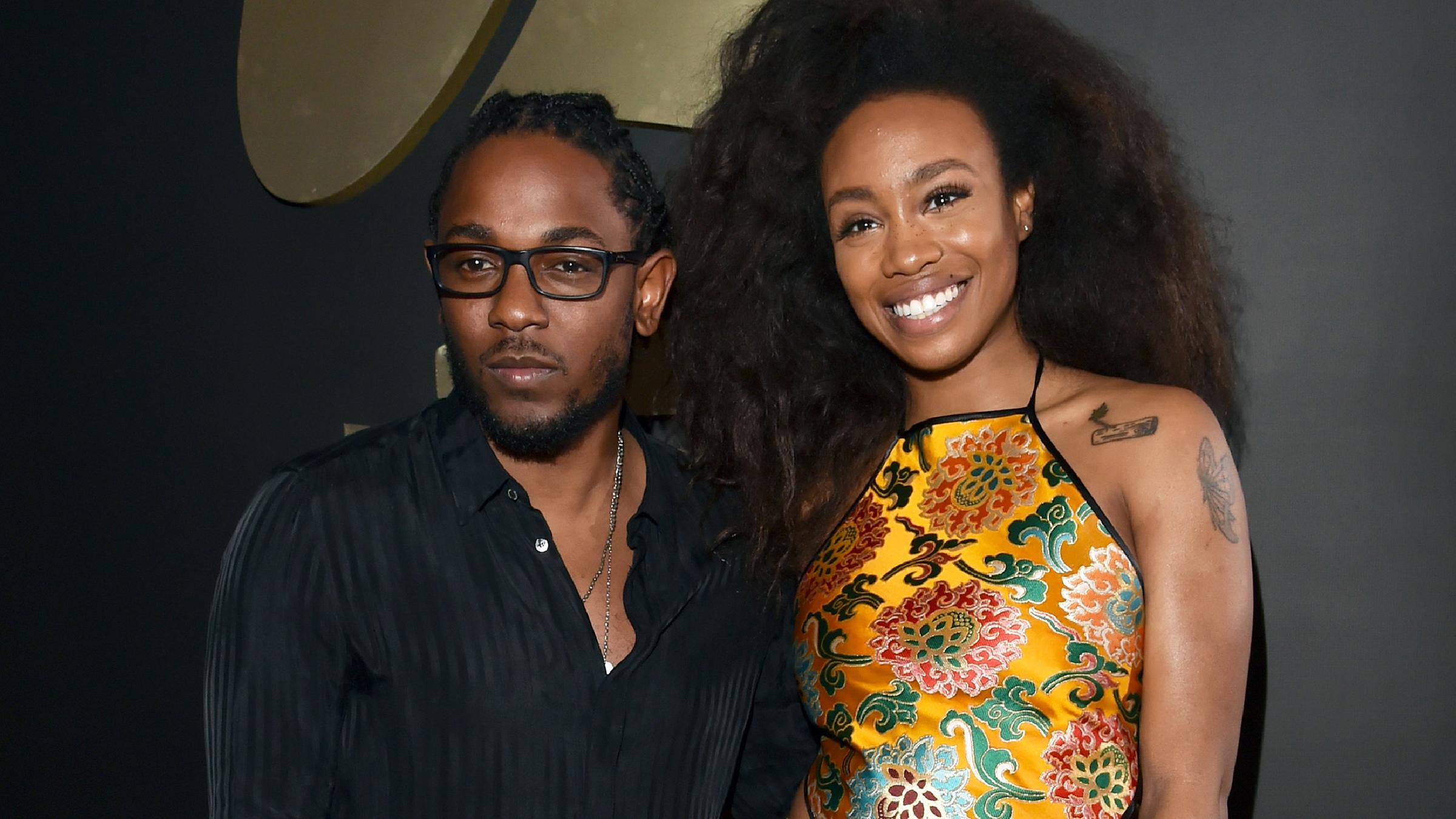 Kendrick Lamar und SZA. Die beiden treten dieses Jahr zusammen in der Superbowl-Halftime-Show auf. 