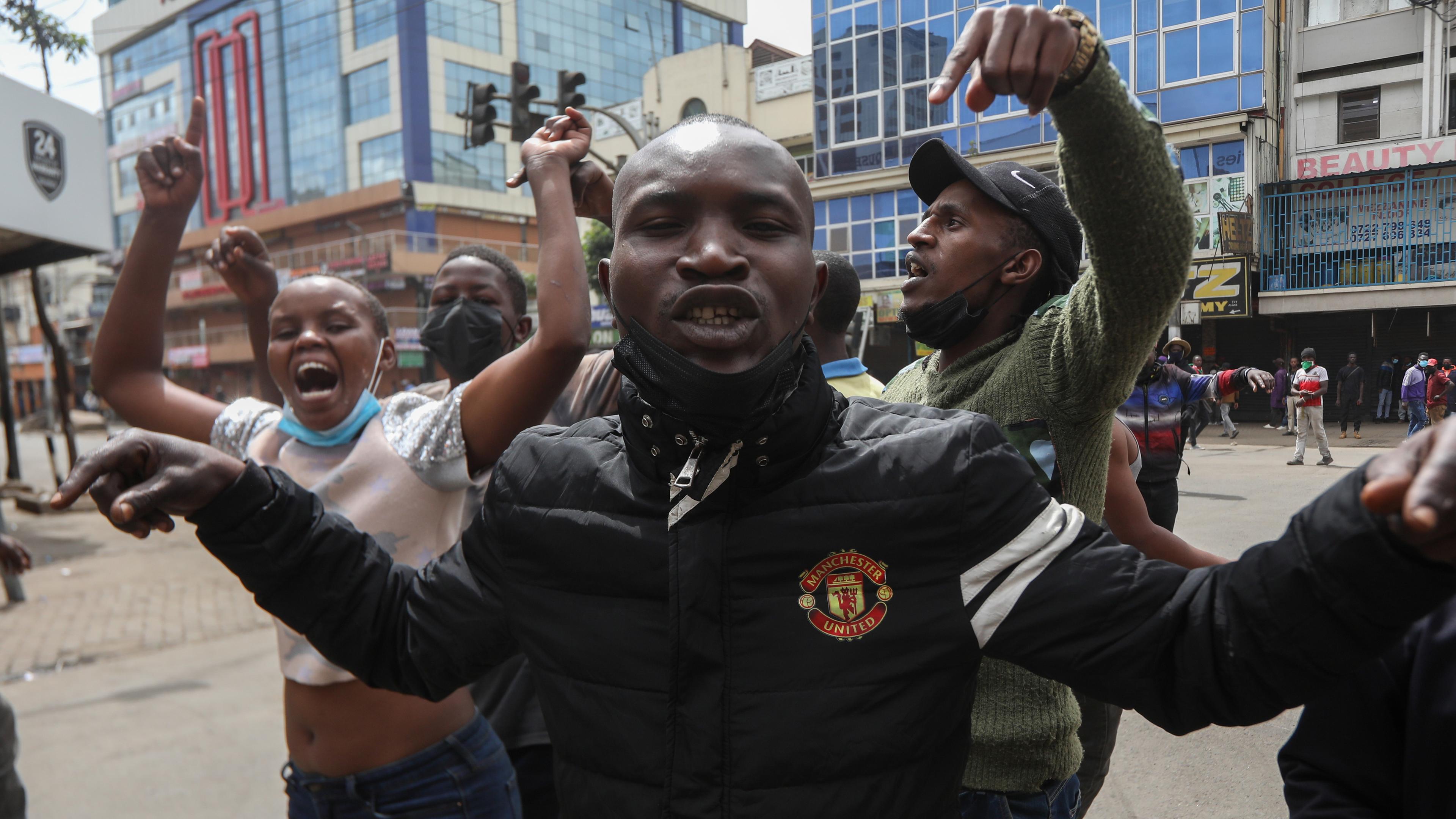 Wütende Proteste in Nairobi am 27. Juni 2024
