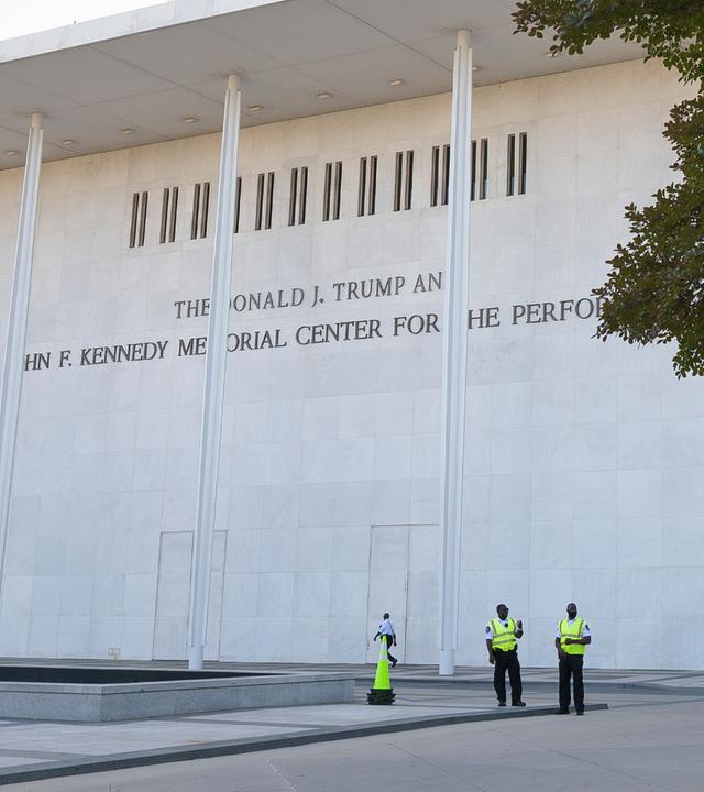 Das John F. Kennedy Center for the Performing Arts in Washington am Freitag, 29.05.2026.