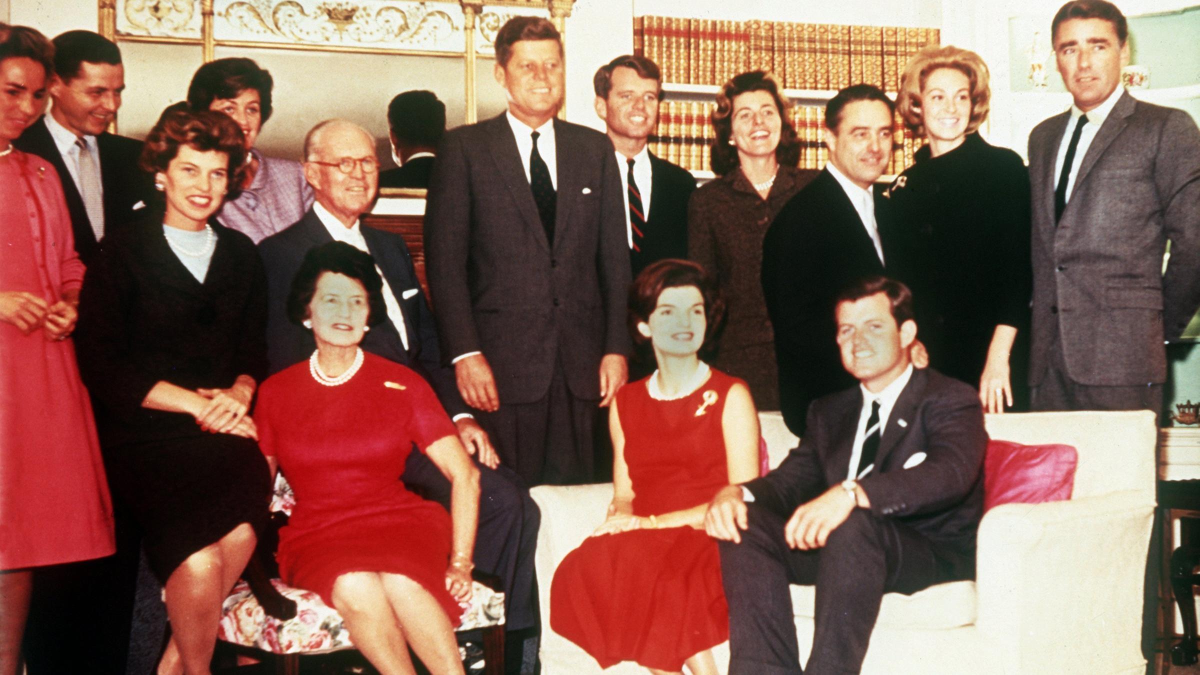 der Kennedy-Clan im Juni 1963