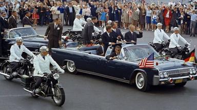 John F. Kennedy, Willy Brandt und Konrad Adenauer in Berlin