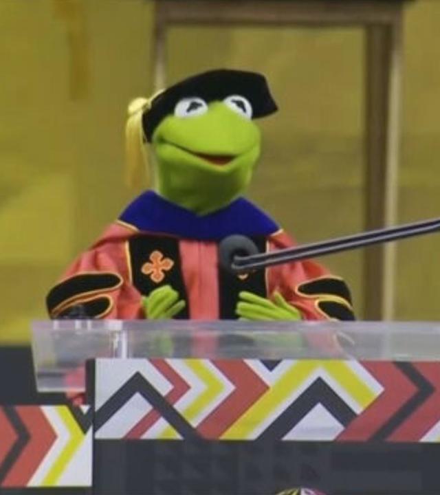 Kermit hält Abschlussrede an US-Uni