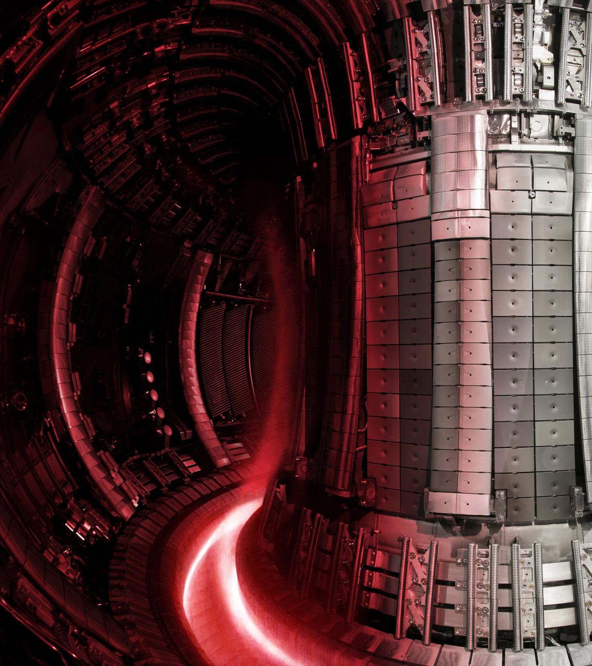 Symbolbild Kernfusion: Innenraum des Joint European Torus (JET). 