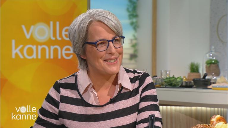 Kerstin Claus am "Volle Kanne"-Frühstückstisch