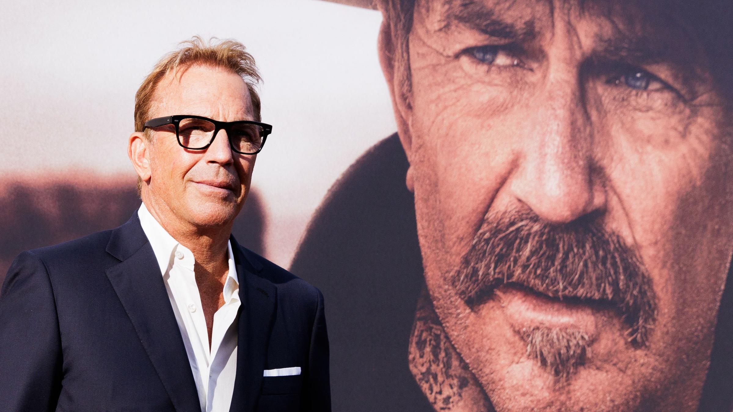Schauspieler Kevin Costner bei der Deutschlandpremiere seines Films "Horizon" am 04.08.2024 in Berlin.