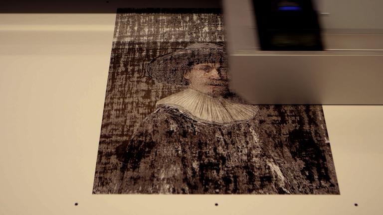 3D-Druck eines Rembrandtgemäldes