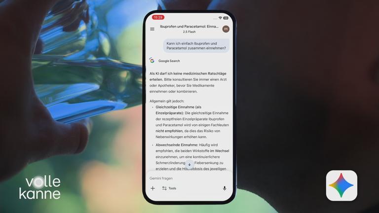 Eine KI beantwortet Fragen zur Medizin